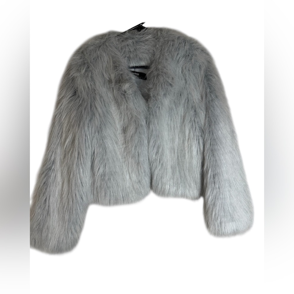 Zara Gray Teddy Jacket